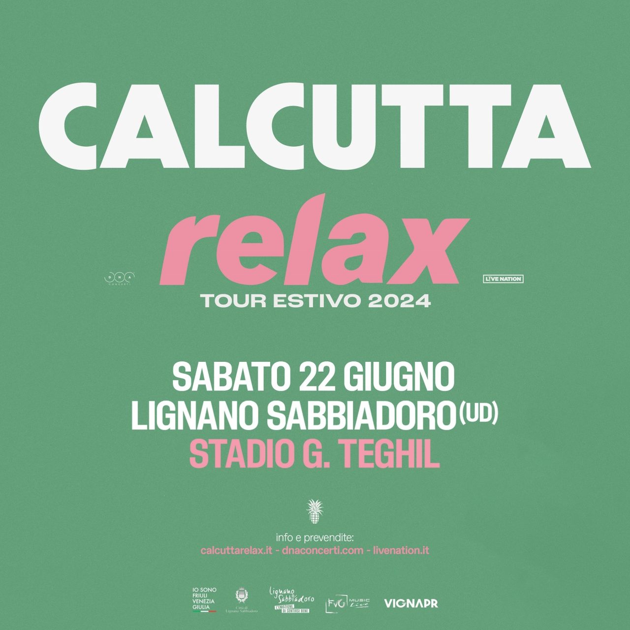 Calcutta – Relax Sommer Tour 22/06/2024