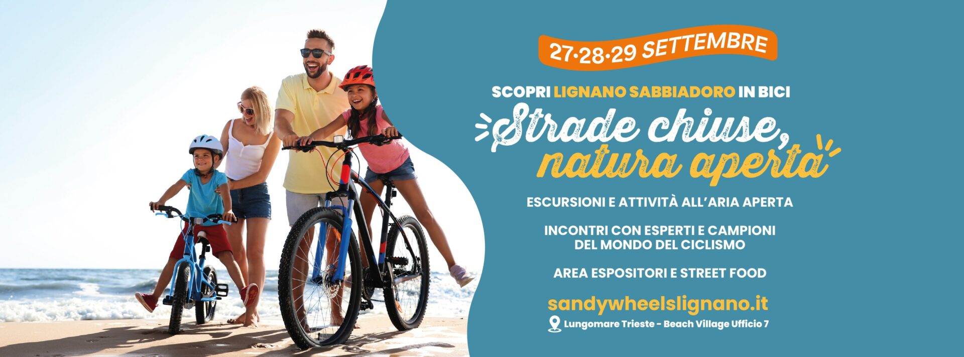 Sandy Wheels – Lignano cycling experience 26/09 – 28/09/2025