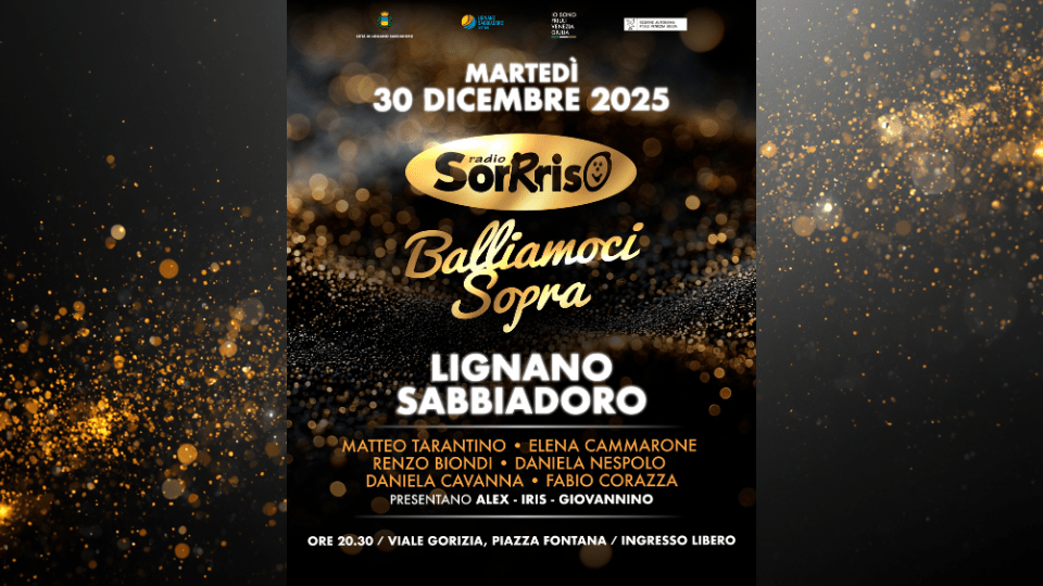 Balliamoci Sopra mit Radio Sorrriso – 30/12/2025